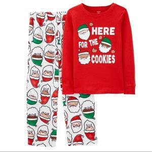 Carter’s Santa Claus Christmas Cookies Shirt and Pants Pajamas